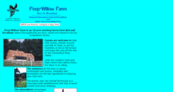 Desktop Screenshot of peepwillowfarm.com